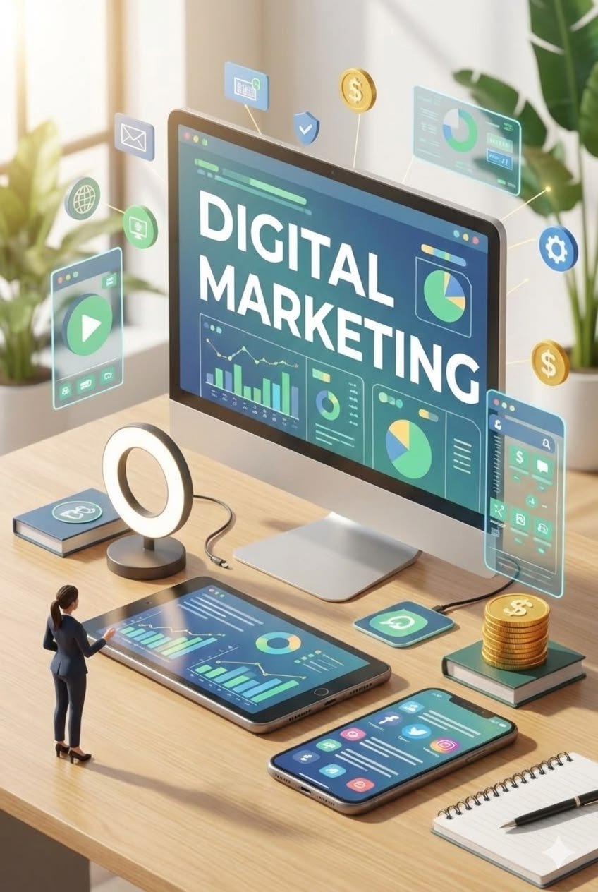 Digital Marketing Strategy Frame